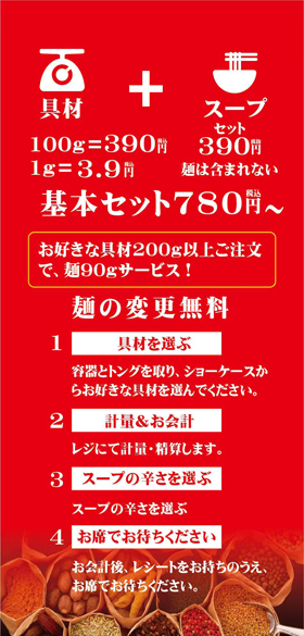 麻辣湯の頼み方手順